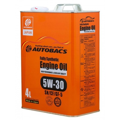 Масло моторное синтетическое 5W-30 AUTOBACS  ENGINE OIL FS  SN/CF/GF-5,   4 литра